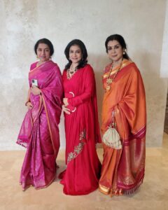 Suhasini Maniratnam Instagram - Wedding time friends time family time nostalgia time.