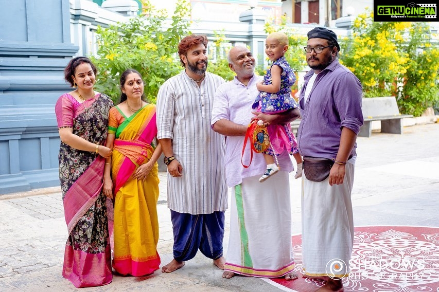 Suja Varunee Instagram - We cherish the gorgeous images you sent through of your work, and for making the day one to remember. In terms of style, we loved the tone and balance of the photographs. You really made us look good, and we are truly delighted. Thank you @shadowsphotographyy 🫰 #tonsureceremony #together #celebration #familytime #temple #vibes #divine #goodtime Vadapalani Murugan Temple