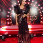 Suja Varunee Instagram - Congrats for 8th vijay television Awards 👏👏👏what a Lovely evening last night😍 Happy to see the big crowd …Always grateful to vijay tv channel & team🫶 @vijaytelevision Wardrobe- @diademstore.in M & H- @darani_makeover_artistry Earring- @kazowoman Shiva costume- @balmain EVP Film City