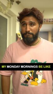 Suja Varunee Instagram - 🤣WATCH THE FULL VIDEO 🤣☀️ MEN (HUSBAND) 1st day of the WEEK be like... No matter however your day is, everyday is a good day & good morning! No matter what, be happy and forget fast, celebrate the moment u live, celebrate life & your loved ones & don't forget to wish your 