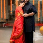 Suja Varunee Instagram - 🧡 I believe in Fairytale and 👑 my KING was always there by my side to make it come TRUE❤️ Photography @eyemomentclickers Makeup & saree drape- @makeoverbyjo Decor by @purpletreeprojects #fairytale #myking #loveislove #love #togetherforever #couplegoals #husbandandwife #couplephotography Chennai, India
