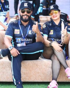 Suja Varunee Instagram - 🏏 That was a great cricket day! When your family owns @keralastrikersofficial And supporting your family is the biggest joy! And #ccl is all about unity!! The whole film industry is meant to be about unity! We are so happy to be a major part of this UNITY and support every team that is participating 🏏 #ccl2023 #cricket #cricketlovers #cricketfans #keralagodsowncountry #unity #jaipur #keralastrikers Jaipur, Rajasthan