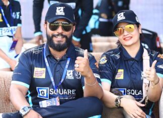 Suja Varunee Instagram - 🏏 That was a great cricket day! When your family owns @keralastrikersofficial And supporting your family is the biggest joy! And #ccl is all about unity!! The whole film industry is meant to be about unity! We are so happy to be a major part of this UNITY and support every team that is participating 🏏 #ccl2023 #cricket #cricketlovers #cricketfans #keralagodsowncountry #unity #jaipur #keralastrikers Jaipur, Rajasthan