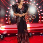 Suja Varunee Instagram - Congrats for 8th vijay television Awards 👏👏👏what a Lovely evening last night😍 Happy to see the big crowd …Always grateful to vijay tv channel & team🫶 @vijaytelevision Wardrobe- @diademstore.in M & H- @darani_makeover_artistry Earring- @kazowoman Shiva costume- @balmain EVP Film City
