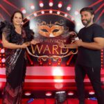 Suja Varunee Instagram - Congrats for 8th vijay television Awards 👏👏👏what a Lovely evening last night😍 Happy to see the big crowd …Always grateful to vijay tv channel & team🫶 @vijaytelevision Wardrobe- @diademstore.in M & H- @darani_makeover_artistry Earring- @kazowoman Shiva costume- @balmain EVP Film City