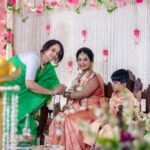 Suja Varunee Instagram - Dear Olivia @artistrybyolivia 🧚‍♂️ Your beauty attracted me so much but I admire you for the person you are and your boldness 🏅Happy Birthday my darling🥰❤️ Big Day Big celebration Thank you for inviting us Nandha brother @nandapackirisamy 🙏 Makeup by @sowmisclassymakeovers #dearfriend #specialone #happybirthday #babyshower #godblessyou #babygirl #baby The Leela Palace Chennai