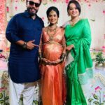 Suja Varunee Instagram - Dear Olivia @artistrybyolivia 🧚‍♂️ Your beauty attracted me so much but I admire you for the person you are and your boldness 🏅Happy Birthday my darling🥰❤️ Big Day Big celebration Thank you for inviting us Nandha brother @nandapackirisamy 🙏 Makeup by @sowmisclassymakeovers #dearfriend #specialone #happybirthday #babyshower #godblessyou #babygirl #baby The Leela Palace Chennai