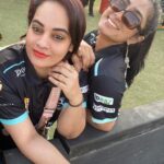 Suja Varunee Instagram - 🏏Happy faces from @keralastrikersofficial 🏏 TheCute @prayagamartin Thehot @deeptisati #ccl2023 #keralastrikers #cricket #match #players #brandambassador #game #jaipur #girlpower #girls Sawai Mansingh Stadium
