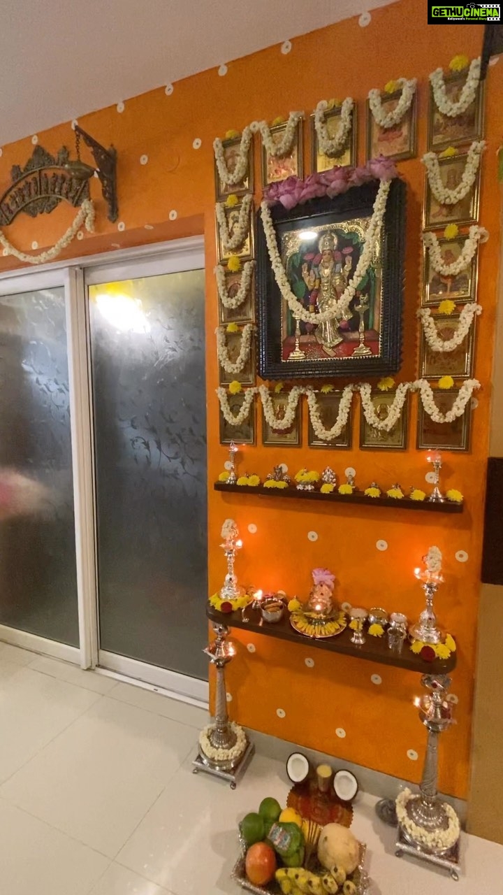 Suja Varunee Instagram - 🫶 My New Pooja Room Special thanks to my Athaan @shivakumarr20 for doing and accepting everything I ask or desire! I cannot explain how much 🥰 I love you infinity 😍 Today is a full moon Pournami day and special Pooja! My heartfelt thanks to @flora.fresco for always delivering me the most fresh flowers and quality ones! They deliver it in time at your doorstep🫶 Guys do support this wonderful initiative 😍 follow their page and order flowers from them, I’m sure u will be amazed by how their work is 🫶 Special thanks to my dear friend @sunitha.ashwin for designing an awesome space for me and creating my wall in the most divine way 😍❤️ Guys you can ask her to design your house too @dhasha.designstudio 👍 #fullmoon #fullmoonvibes #saturday #saturdaynight #weekend #weekendvibes #pooja #pournami #trendingreels Chennai, India