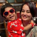 Suja Varunee Instagram - My Baby I compare you to a kiss from a rose on the grey 💓 To me you’re like a growing addiction that I can’t deny ❤️ Love you forever my baby handsome❤️🤗😍 #myhandsome #mybaby #mybabyboy #myson #motherlove #motherson #loveyou #simba Park Hyatt Chennai