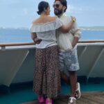 Suja Varunee Instagram - Resting beach face and now I can sea clearly 🛳️ Candid shots with @shivakumarr20 #candidphotography #sea #cruise #couple #relaxing #loveyourself #mermaid #monday #mondayvibes #mondaymotivation Trincomalee Natural Harbour
