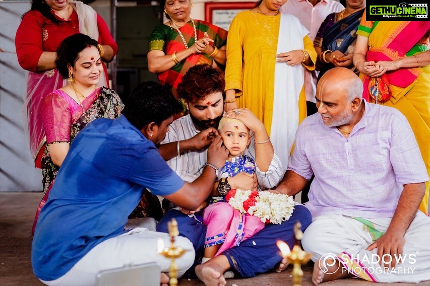 Suja Varunee Instagram - We cherish the gorgeous images you sent through of your work, and for making the day one to remember. In terms of style, we loved the tone and balance of the photographs. You really made us look good, and we are truly delighted. Thank you @shadowsphotographyy 🫰 #tonsureceremony #together #celebration #familytime #temple #vibes #divine #goodtime Vadapalani Murugan Temple