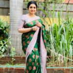Sujitha Instagram - Happiness looks gorgeous on you ❤️🤩 Dhanam saree @jiya_boutique_ #work #makeupartist #location #shooting #actress #life #regular #post #new #look #like #instagram #photooftheday #photo #selfie #tollywood #kollywood #actress #television #mood #vijaytelevision
