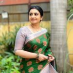 Sujitha Instagram - Happiness looks gorgeous on you ❤️🤩 Dhanam saree @jiya_boutique_ #work #makeupartist #location #shooting #actress #life #regular #post #new #look #like #instagram #photooftheday #photo #selfie #tollywood #kollywood #actress #television #mood #vijaytelevision