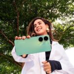Sunanda Sharma Instagram - Get your hands on the stunning rainforest green #realmeC55 and enjoy the ultimate entertainment experience! It's now available for purchase on Flipkart, the official realme website, and nearby stores. Don't miss out on the sale happening right now! #EntertainmentKaChampion #ad @realmeindia