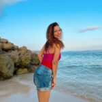 Sunayana Fozdar Instagram - I followed my heart and it led me to the Beach🏝️ If your looking for White sand blue waters Melasti beach 🌊is your place ! Wearing @urbanic_in #beachlife #melastibeachbali #beachvibes #bluewaters #whitesandbeach #beachwear Melasti Beach