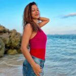 Sunayana Fozdar Instagram - I followed my heart and it led me to the Beach🏝️ If your looking for White sand blue waters Melasti beach 🌊is your place ! Wearing @urbanic_in #beachlife #melastibeachbali #beachvibes #bluewaters #whitesandbeach #beachwear Melasti Beach