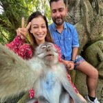 Sunayana Fozdar Instagram - Wanted to do a Day dump, But this moment deserved is single post ❤️🫶 Can’t wait to share the Behind the scenes of these pics… #staytuned #wildlifelover Spent a day At The Ubud Monkey forest @monkeyforestsanctuaryubud Loved the fact that animals are in their natural surroundings and the people visiting are given a long set of rules to follow which help in keeping the environment for the animals safe and protected 💕 #monkeyforestubudbali #monkeyforestbali #wildlife #posewithamonkey #wildlifeubud