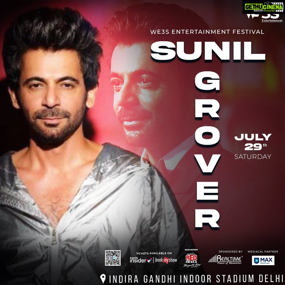 Sunil Grover Instagram - Delhi Delhi Delhi 29th July See you!