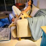 Surbhi Chandna Instagram - The week that went by in pictures 🤎 Aping the dukaan walas expression Mango season calls for my favourite Dessert Mango Sticky Rice Obsessing over the 🐍 wrist watch Borrowed Clothes and my Golden approves 👧🐶 Catch a glimpse of my DULHA Chole Samosa and Meethi Lassi - Cheat Meal Kind enough to share currently listening to - Oat Milk Cold Coffee and Eggs Anyone ?