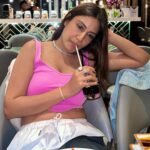 Surbhi Chandna Instagram - All About May 13 Sibling B’Day and Mother’s Day Celebration Excess consumption of Sushi and Cola 0 Bedtime green tea & skincare stories Piping Hot Bonnet Pictures Outcome - May 13 was cool