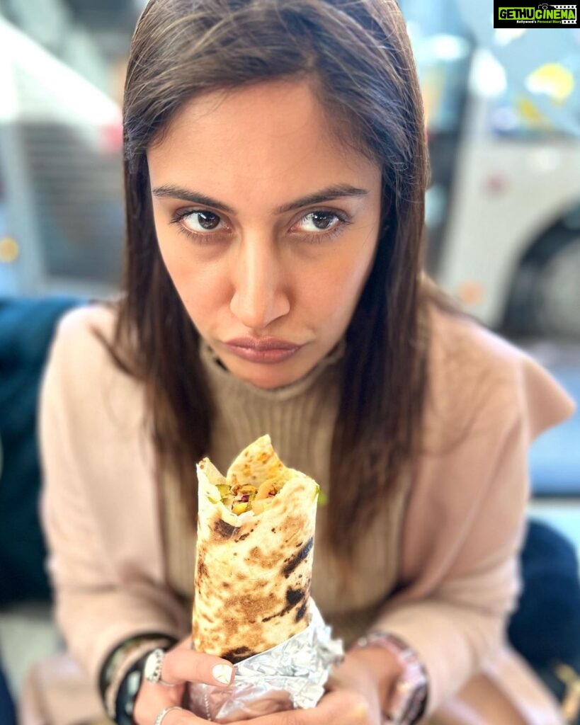 Surbhi Chandna Instagram - The Next Couple of Days Imma be Spamming your Feed because Why Not Food feat. in the post - Chick. Durum kebab Swiss Cheese truffle fondue #lisbon #portugal #zurich #switzerland #travel2023 #dump