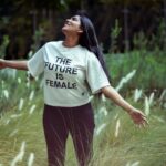 Swasika Instagram - The future is female ! Wearing : @clubwomensofficial Photography: @shamseersiddique #swasika #femalepower #womenpower #mydubai #uae #dubai Dubai, United Arab Emirates