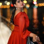 Swasika Instagram - Radiant in red, she stands amidst the night, her gown a beacon of elegance amidst the enchanting glow of lights. Stylist : @tharunya_vk Outfit : @houseofemkay Acessories: @lauradesigns.in Photography: @ashique_hisham #swasikavj #redgown #dubai #dubaidays