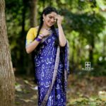 Swasika Instagram - The beautiful @swasikavj slaying a pretty colourful saree and a peppy look . Mua: @abilashchickumakeupartist Saree : @byhand.in Styling: @amal_gop Photography: @akhil_photography_tvm #swasikavj #abilashchickumakeupartist #sareelook #bluesaree #blouse