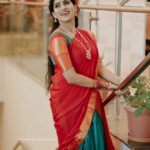Swasika Instagram - Being traditional at @amma.association general body meeting . Wearing : @anakhalissa_bridalstudio Styled by : @vrinda_sk_ Photography: @jithin_verito MUA @nadzmakeover #ammameeting #swasikavj #dawanilook #dawani