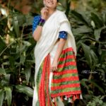 Swasika Instagram - A touch of simplicity and a dash of colorful boldness! In love with the saree . Mua : @abilashchickumakeupartist Saree : @byhand.in Stylist : @amal_gop Jewellery: @anokhi_priyakishore Photography: @akhil_photography_tvm #SimpleYetBold #SareeGlam #swasika