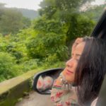 Swathi Deekshith Instagram - Beautiful araku ❤️ Sometimes its just the little things that make you happy 😊 #throwback #araku #waterfall #nature #happygirl #love #positivevibes #behappy Araku