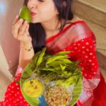 Swathi Deekshith Instagram – Shobhakruth naama samvarsara ugadhi subhakanshalu 🌼🍀🌿🌺🍎🥭✨
