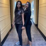 Swathi Deekshith Instagram - Long time catch up with my fav ashritha .. Love spending time with you.. Such a positive soul .. Wishing you the best for ur new beginnings .. Lots of love papa ❤️