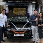 Tanvi Dogra Instagram - Bringing home this black beauty, a new addition to the family ! 🫶🏻😇 Sexy black Hyundai Verna turbo ✌🏻 #hyundai #verna #turbo #futuristic #family