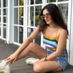 Tanya Sharma Instagram - Finally tried it 🤭 #dancereels #reels #reelkarofeelkaro #reelitfeelit❤️❤️ #desperado #tanyasharma . Location - @cinnamongrandcolombo