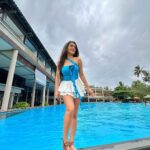 Tanya Sharma Instagram - All blue for the amazing pool party hosted by @scy.awards @cinnamonbeyberuwala ! Thankyou for some amazing memories which I can’t post 😂🤭 . Wearing - @luluandskyofficial #travel #tanyasharma #poolparty #awards #love #ottd #CinnamonBeyBeruwala #CinnamonHotels #VisitSriLanka #TravelWithWalkersTours #SCYistheLimit #SriLanka Cinnamon Bay, Beruwala