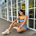 Tanya Sharma Instagram - Sugar , spice and everything nice 🤭🥰 . . Happy Sunday 🥹🙌🏻 y’ll Location- @cinnamongrandcolombo Wearing - @athenalifestyle.in Styled by - @styling.your.soul #instagood #ootd #beachwear #srilanka #traveldiaries #love #tanyasharma Cinnamon Grand Hotel Colombo Sri Lanka
