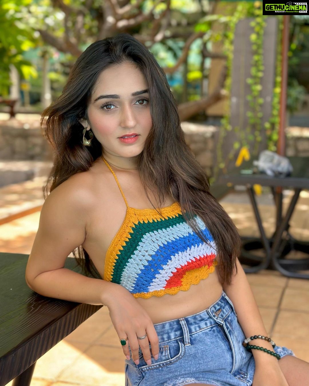Tanya Sharma Instagram - Sugar , spice and everything nice 🤭🥰 . . Happy Sunday 🥹🙌🏻 y’ll Location- @cinnamongrandcolombo Wearing - @athenalifestyle.in Styled by - @styling.your.soul #instagood #ootd #beachwear #srilanka #traveldiaries #love #tanyasharma Cinnamon Grand Hotel Colombo Sri Lanka