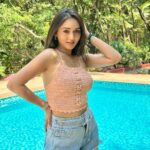 Tanya Sharma Instagram - Good morning fruity 🫠🤣 #iykyk #tanyasharma #vacation #alibaugh #instagood #instadaily #picoftheday