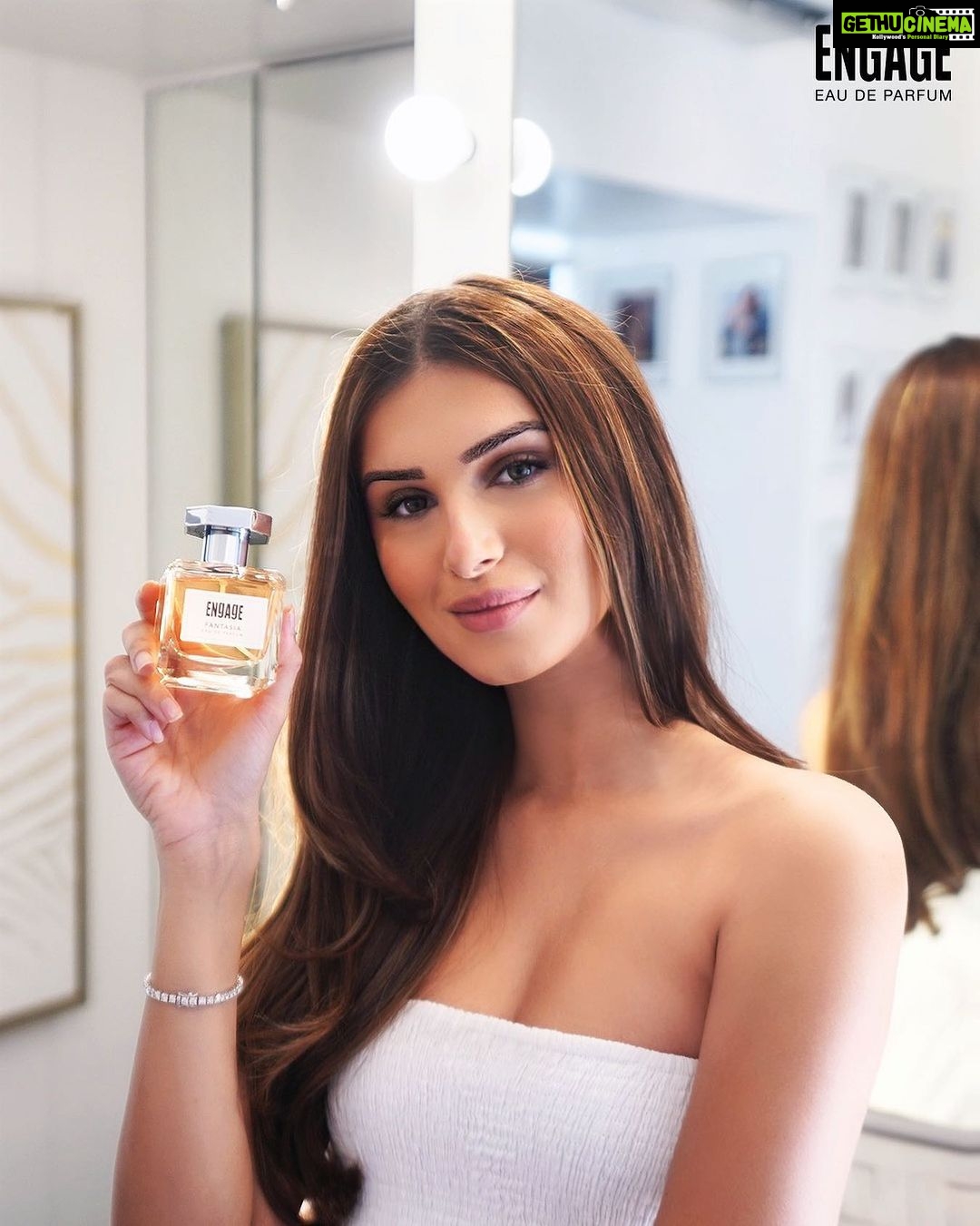 Tara Sutaria Instagram - This #InternationalWomensDay, and every day, let's take a moment to love and appreciate ourselves.. We all have something that makes us feel confident to take on the world, right? For me, the fragrance I wear plays a huge part in making me feel my most fabulous. Engage has a fragrance for every woman - something individualistic and personal for us all! Tell me what #SmellsLikeYou and gift yourself the love you deserve. π