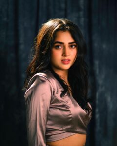 Tejasswi Prakash Instagram - The only thing you can take from me is notes 🙃
.
.
.

Styled by @natashaabothra
Outfit @houseofsoh 
Photographer @mirajverma_photography