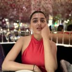 Tejasswi Prakash Instagram - Blessed 😇 Thank you for all the love And your beautiful wishes ♥️ Styled by @natashaabothra With @priyankaa.a_91 @mausmi_mitra_ Outfit @houseofcb Jewellery @mozaati Shoes @augusthaofficial