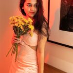 Tejasswi Prakash Instagram - Different stories different struggles But we all bloom 🌻 Styled by @natashaabothra Outfit @aveka.in Jewellery @tuluaindia