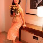 Tejasswi Prakash Instagram - Different stories different struggles But we all bloom 🌻 Styled by @natashaabothra Outfit @aveka.in Jewellery @tuluaindia
