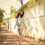 Tejasswi Prakash Instagram - Endless summer ☀️ . . . Styled by: @dollaypop Asst: @karenavinaik Dress: @tanshisehgalpret @justanotherfancypr Heels: @oceedeeshoes Rings: @aquamarine_jewellery Earrings: @adastrabydivya 📸 @visualaffairs_va