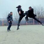 Tiger Shroff Instagram – 2 of my fav stunt men decided to pick a fight with me…i guess im not their fav😅🥷 @anismirza__ @adarshkumar_mishra