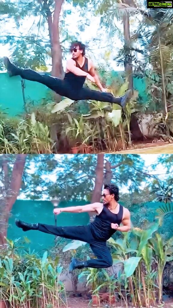 Tiger Shroff Instagram - ‘Kickstarting’ one of the biggest films of my career💖☀️🙏cant wait for you guys to see this one🙇‍♂️