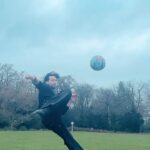 Tiger Shroff Instagram – I think im still a little ‘high’ from the match 🤷⚽️