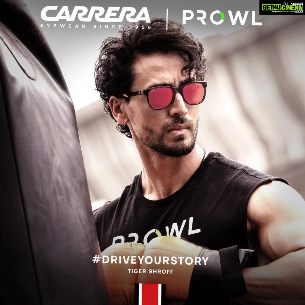 Tiger Shroff Instagram - Prowl X Carrera Coming to you, really soon! Stay tuned. #CarreraProwl #Prowl #Eyewear #safilo #carrera #shades #frames #eyeweardesign #sunnies #accessories